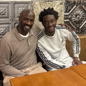 Otto Addo checks on injured Abdul Mumin in Spain ahead of London tournament