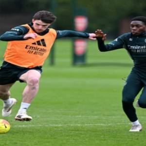 Ghanaian starlet Abraham Owusu-Gyasi trains with Arsenal first team ahead of Chelsea Clash 